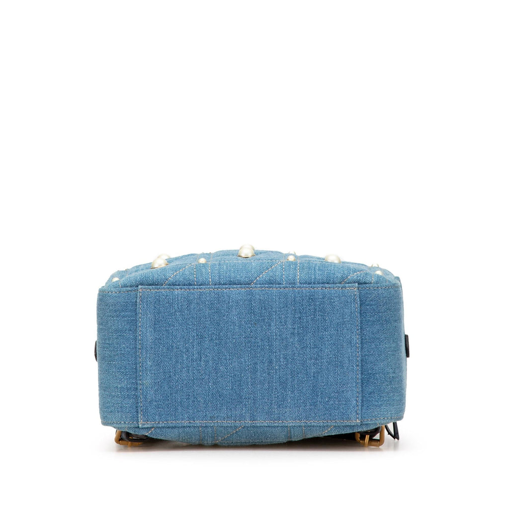 Gucci Small GG Marmont Pearl DLBim Backpack