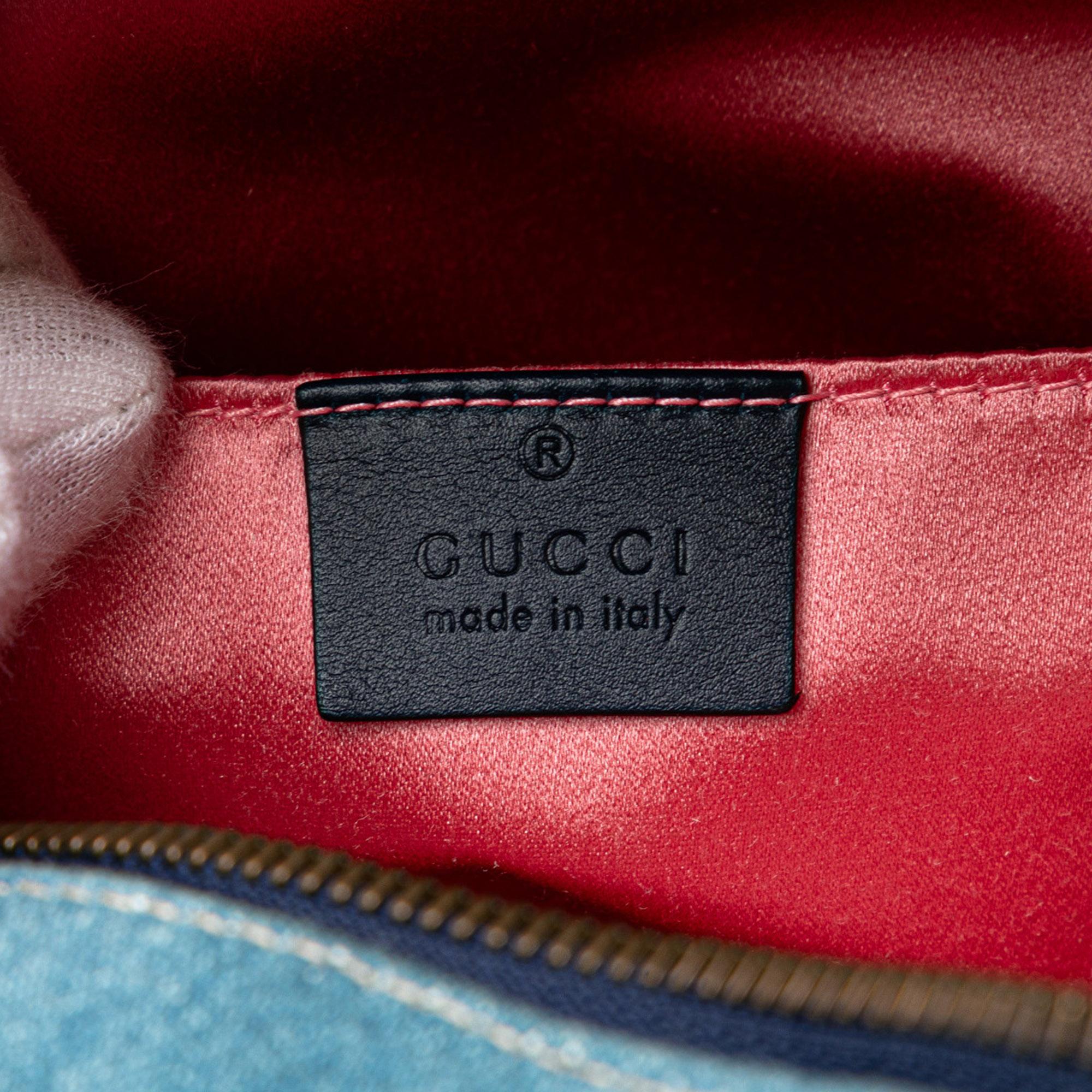 Gucci Small GG Marmont Pearl DLBim Backpack