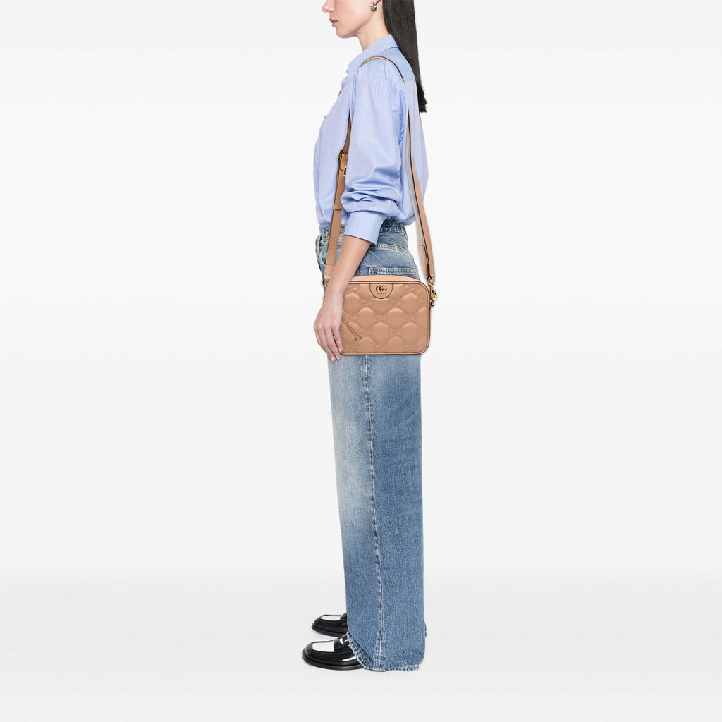 Gucci Small GG Matelasse Leather Crossbody