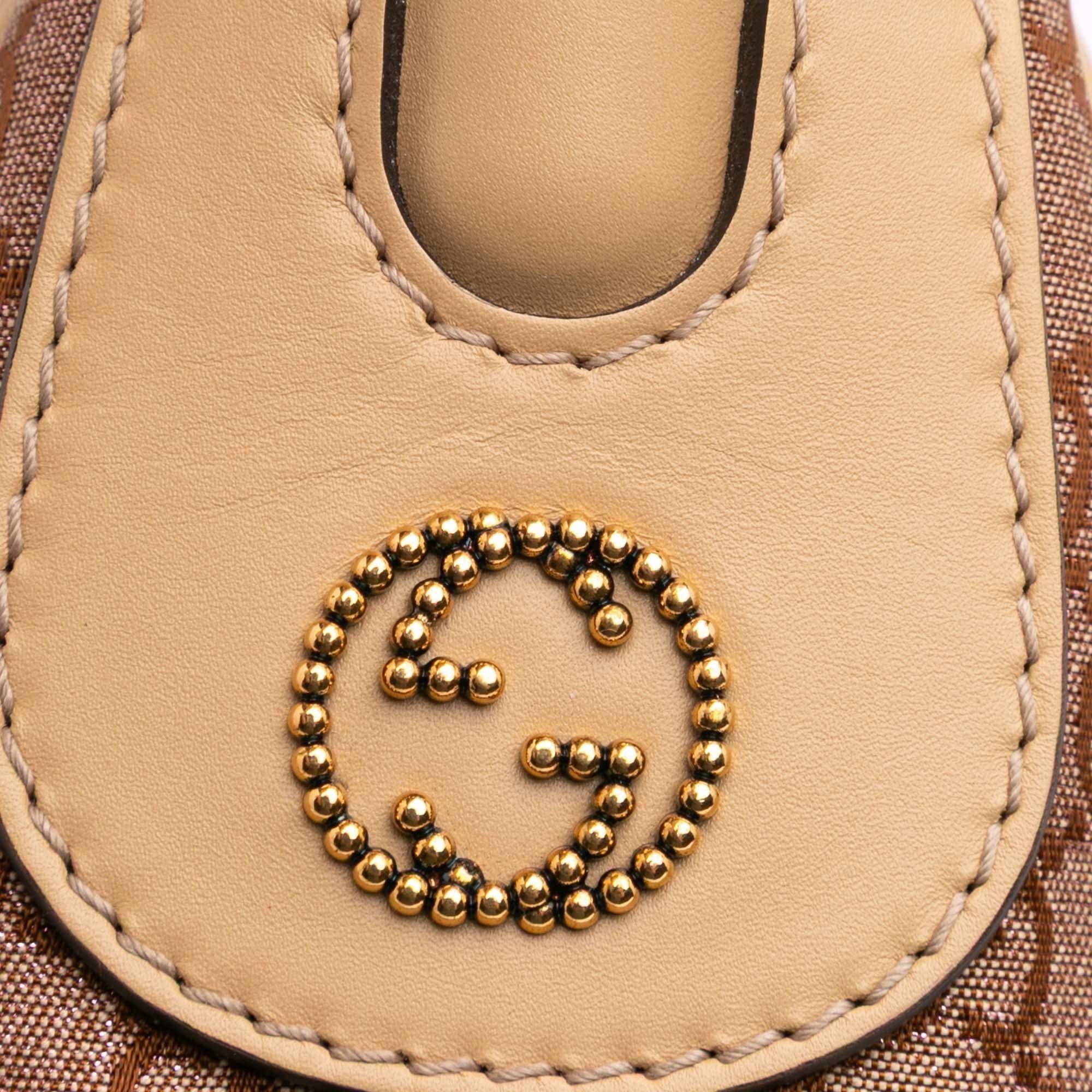 Gucci Small GG Metallic Canvas Scarlett Shoulder Bag