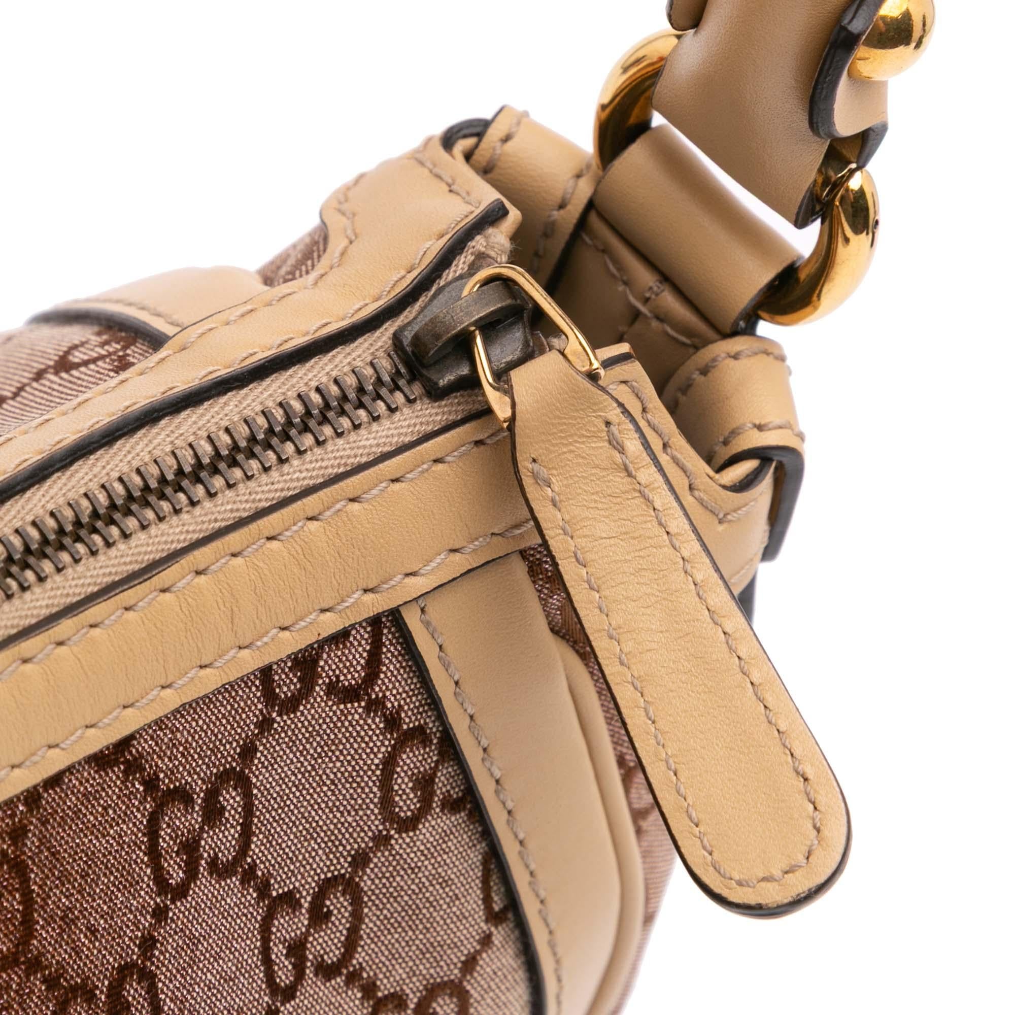 Gucci Small GG Metallic Canvas Scarlett Shoulder Bag