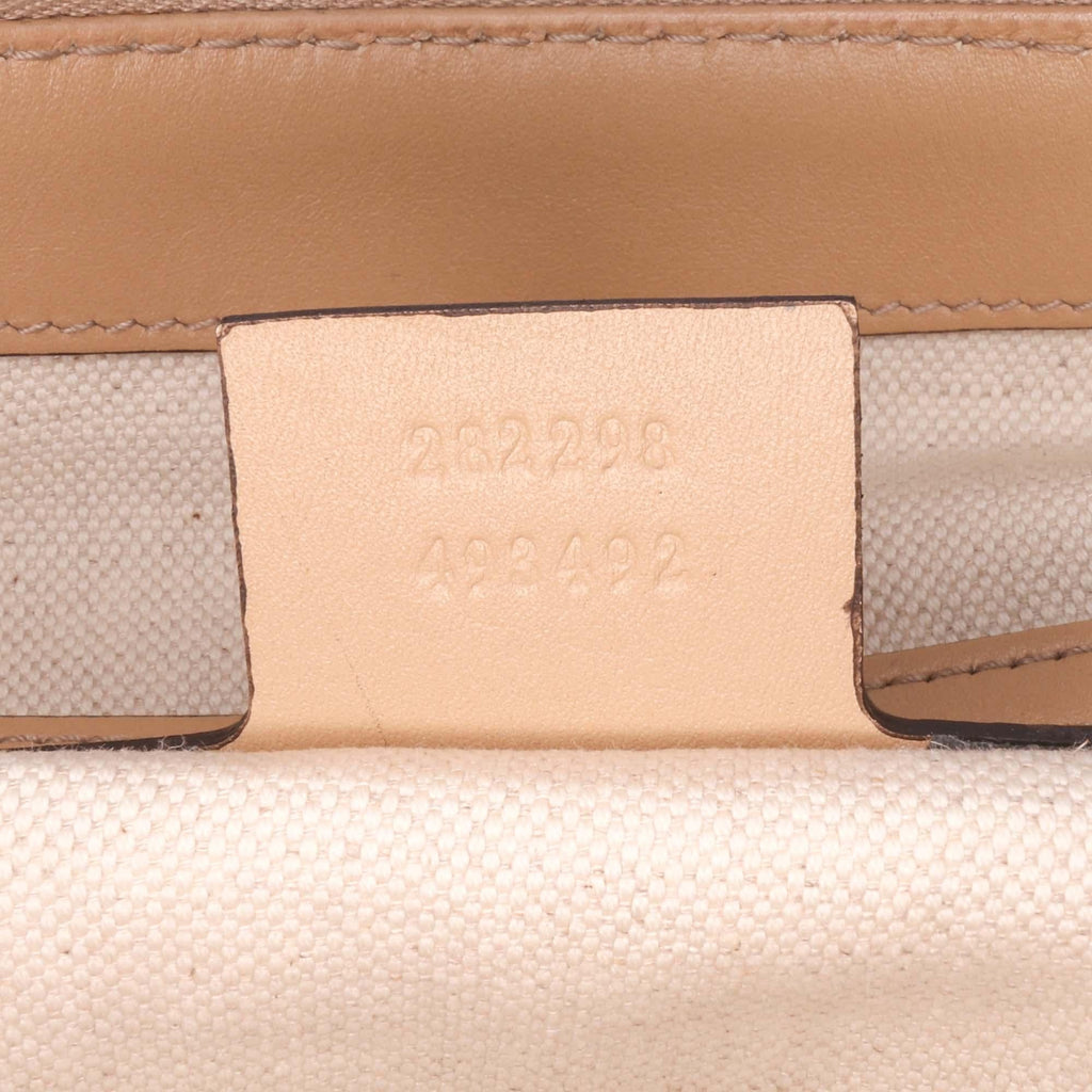 Gucci Small GG Metallic Canvas Scarlett Shoulder Bag