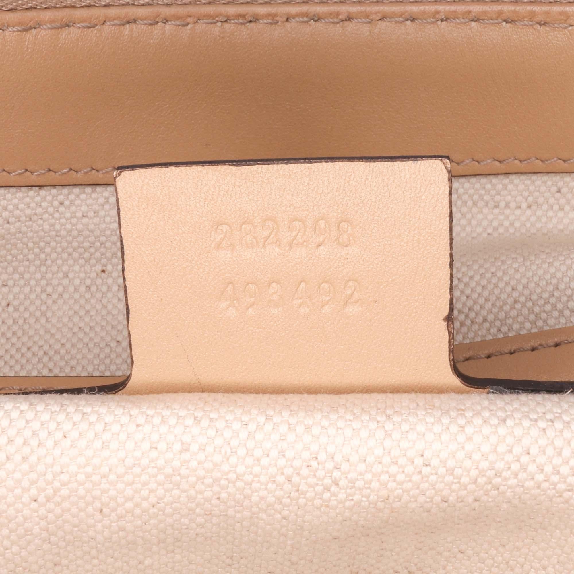 Gucci Small GG Metallic Canvas Scarlett Shoulder Bag