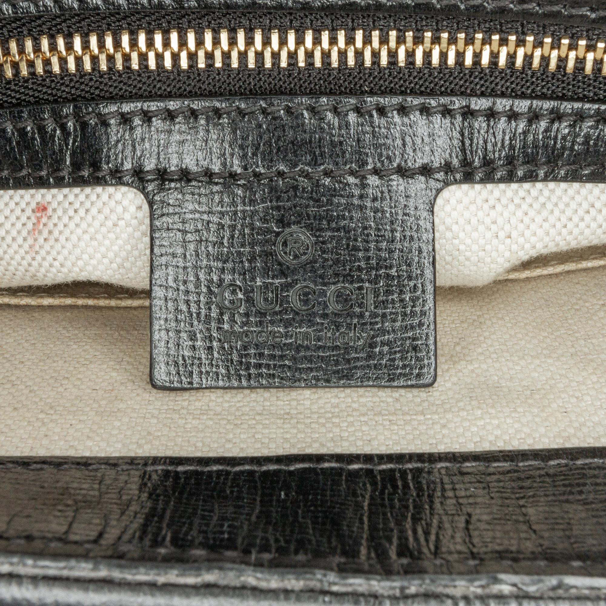 Gucci Small GG Print Leather Jackie 1961 (SHG-NXtzCz)