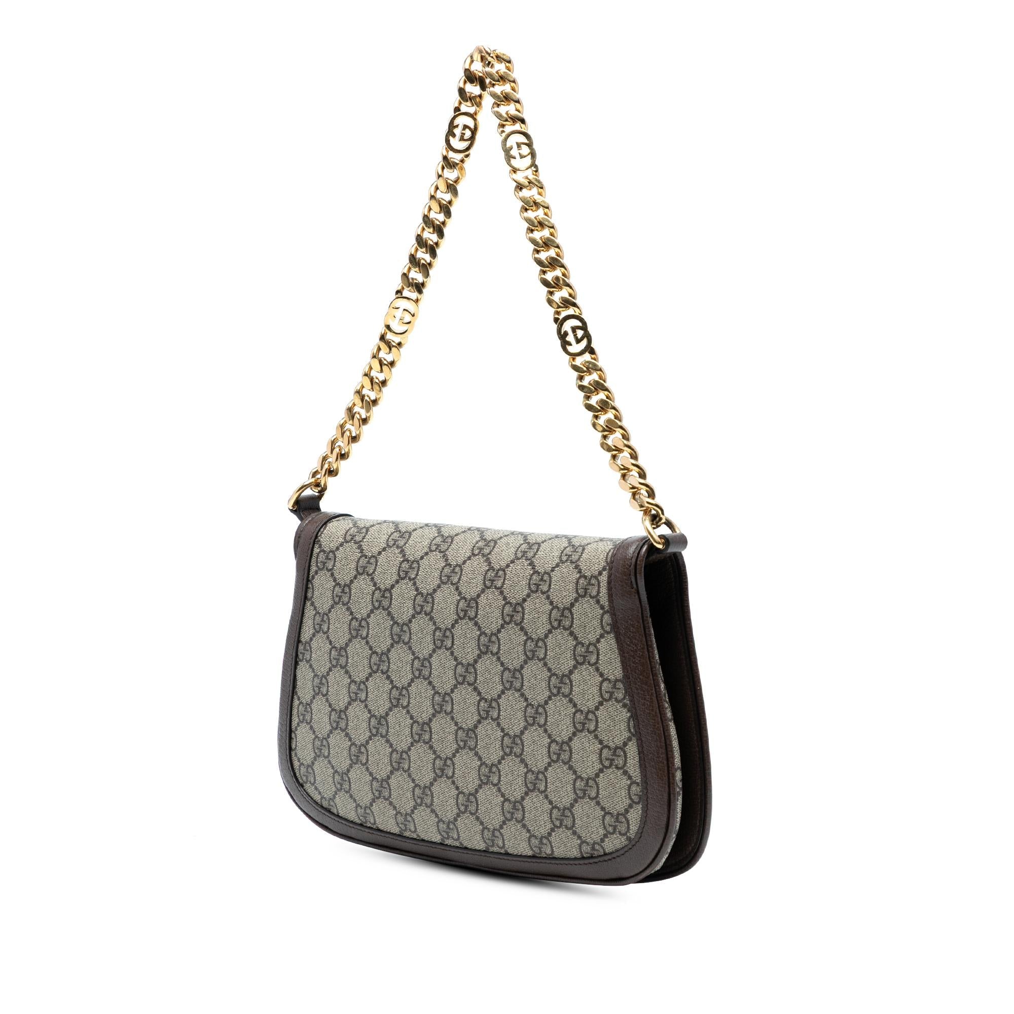 Gucci Small GG Supreme Blondie Chain Satchel