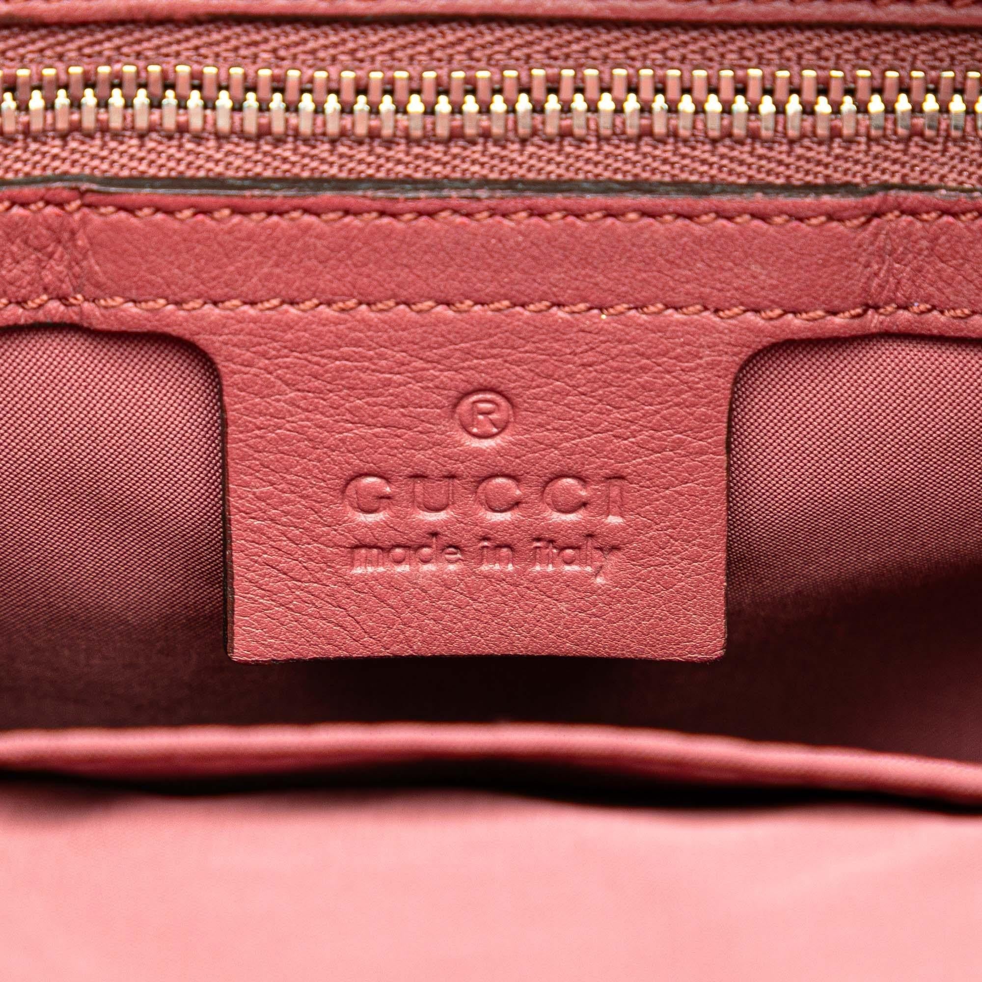 Gucci Small GG Supreme Blooms Single Buckle Backpack