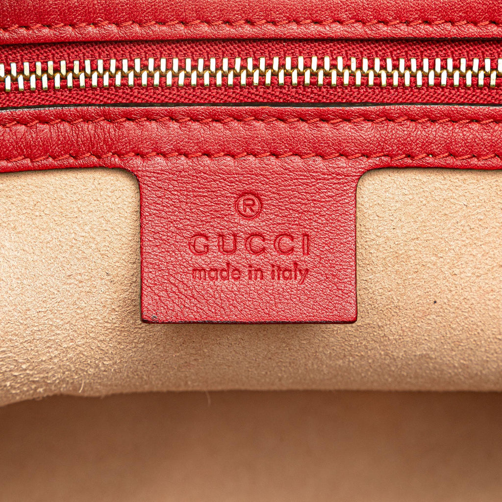 Gucci Small GG Supreme Boston Satchel