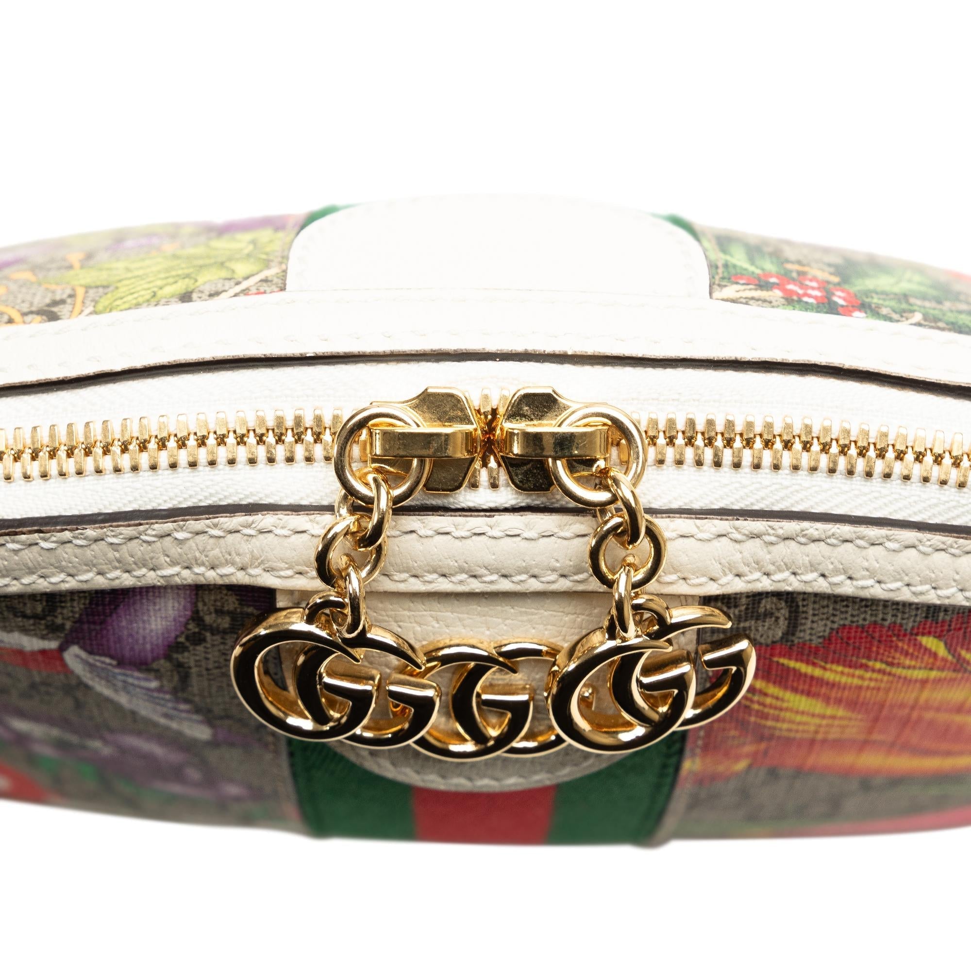 Gucci Small GG Supreme Flora Ophidia Dome (SHG-adCWLo)