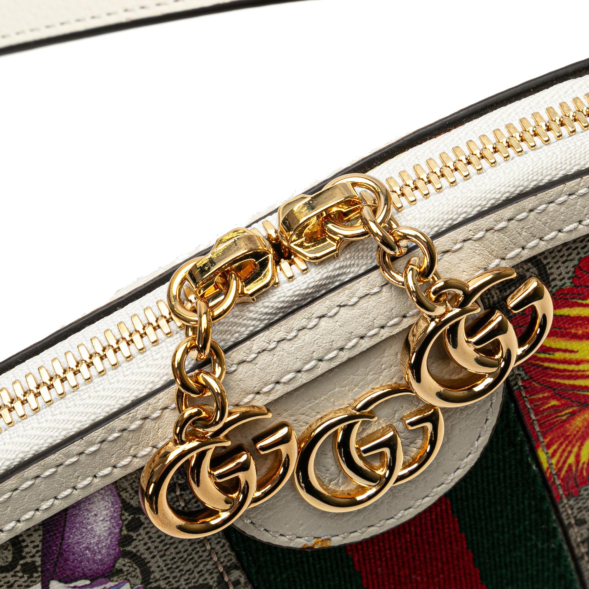 Gucci Small GG Supreme Flora Ophidia Dome (SHG-Sk0zuO)