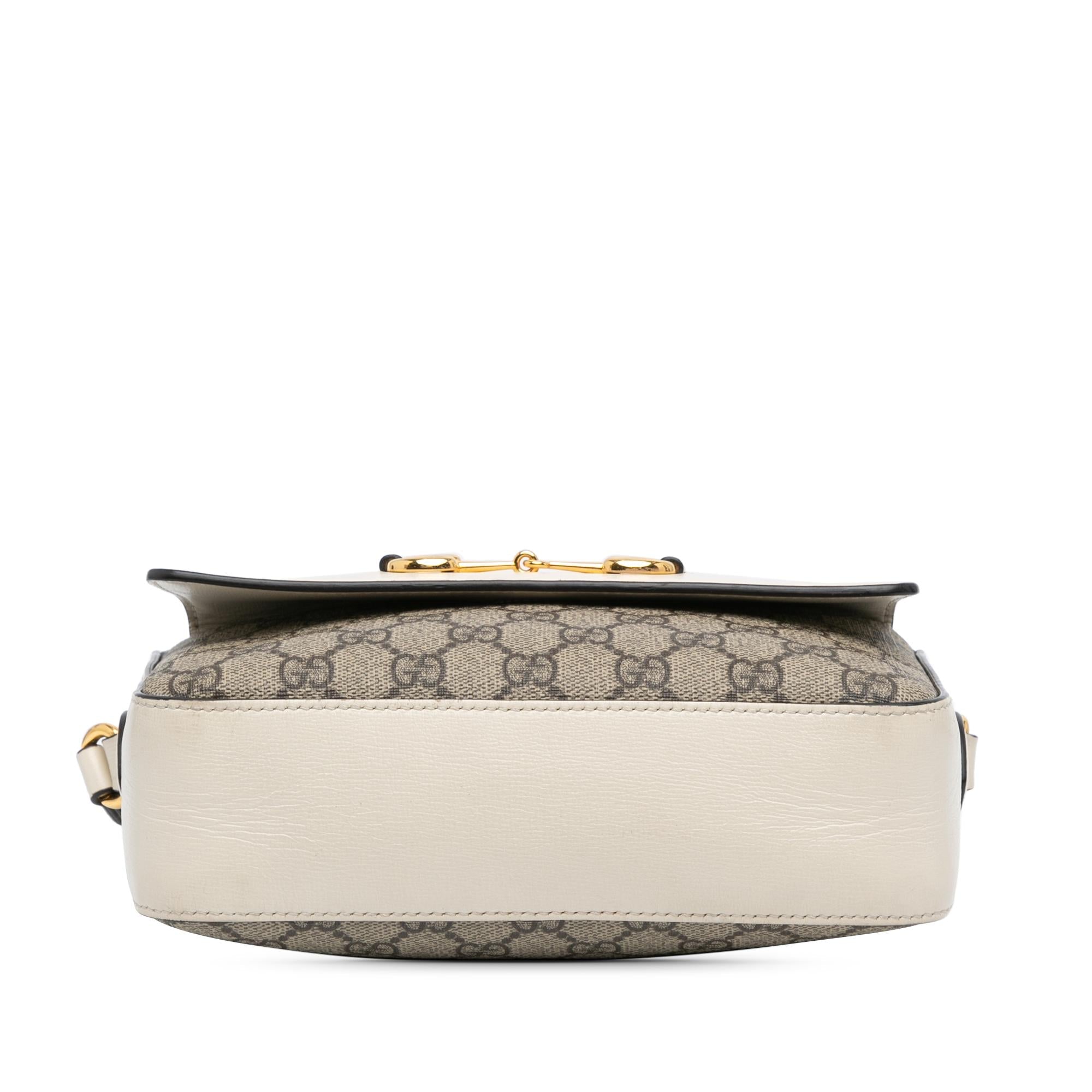Gucci Small GG Supreme Horsebit 1955 Crossbody