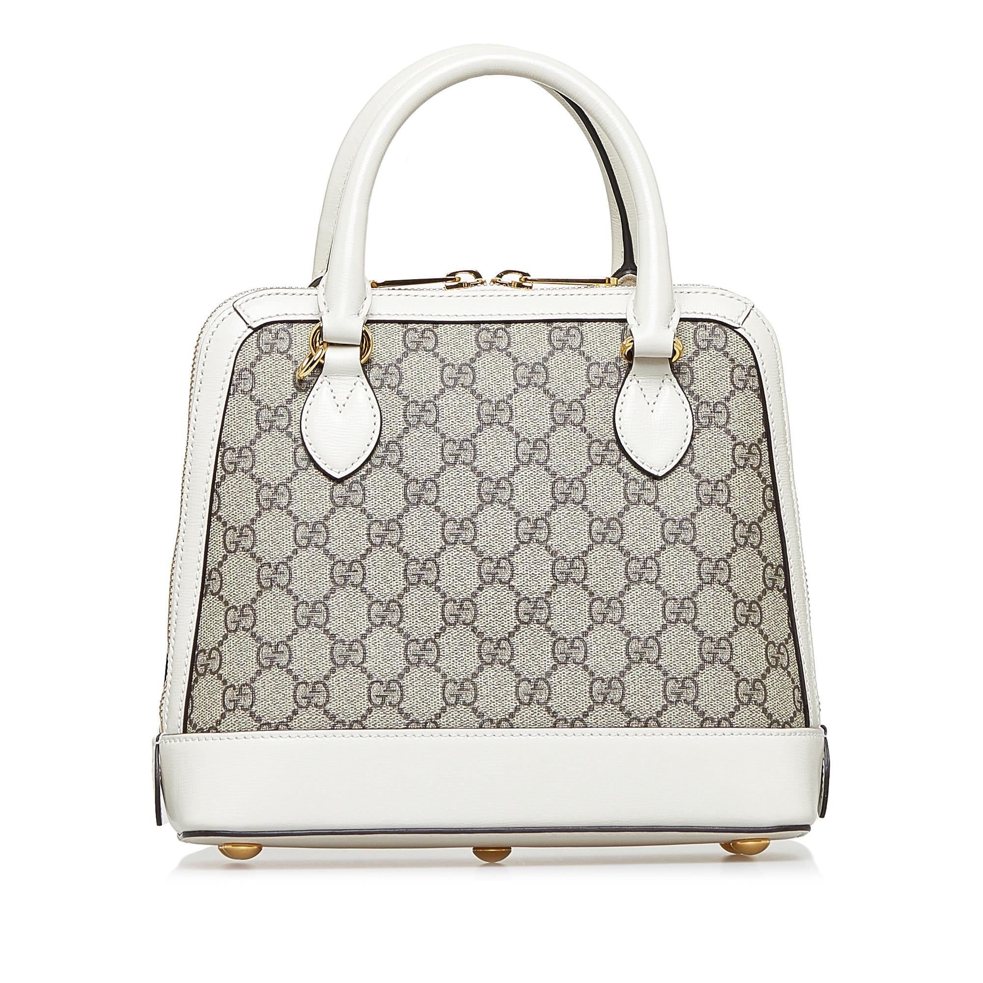 Gucci Small GG Supreme Horsebit 1955 Satchel