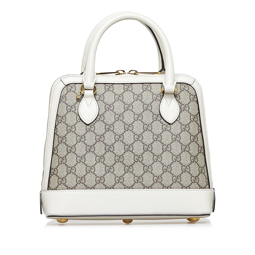 Gucci Small GG Supreme Horsebit 1955 Satchel