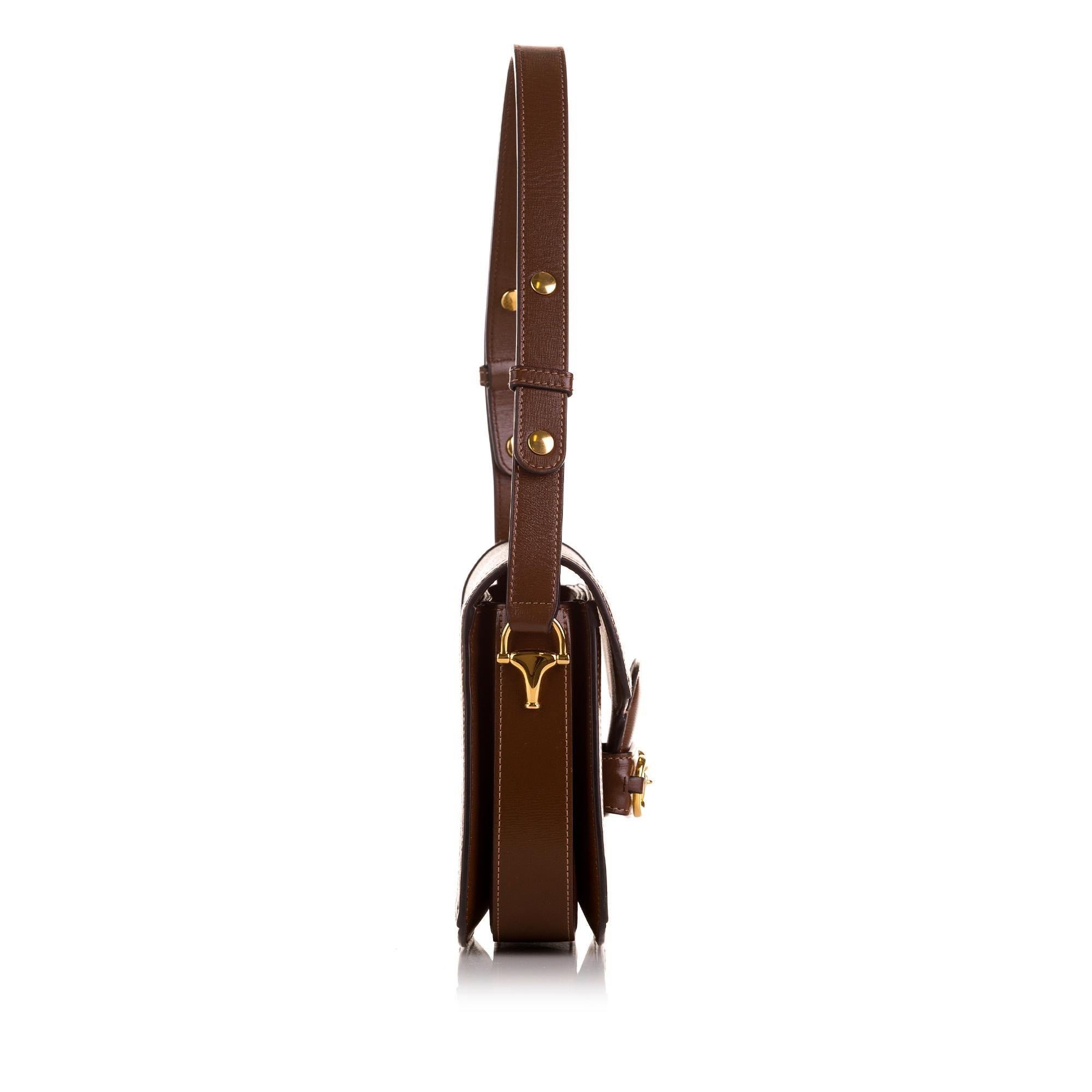 Gucci Small GG Supreme Horsebit 1955 Shoulder Bag (SHG-vd6mDJ)