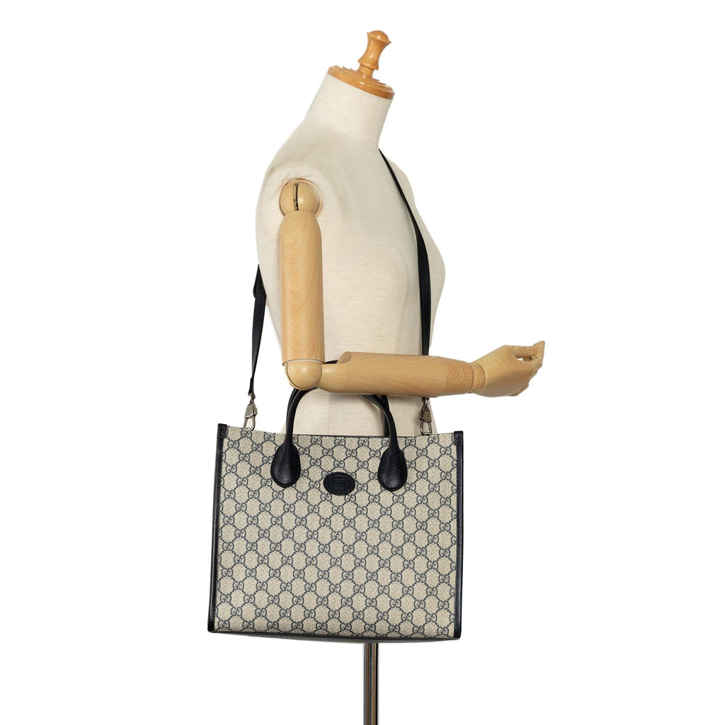 Gucci Small GG Supreme Interlocking G Tote