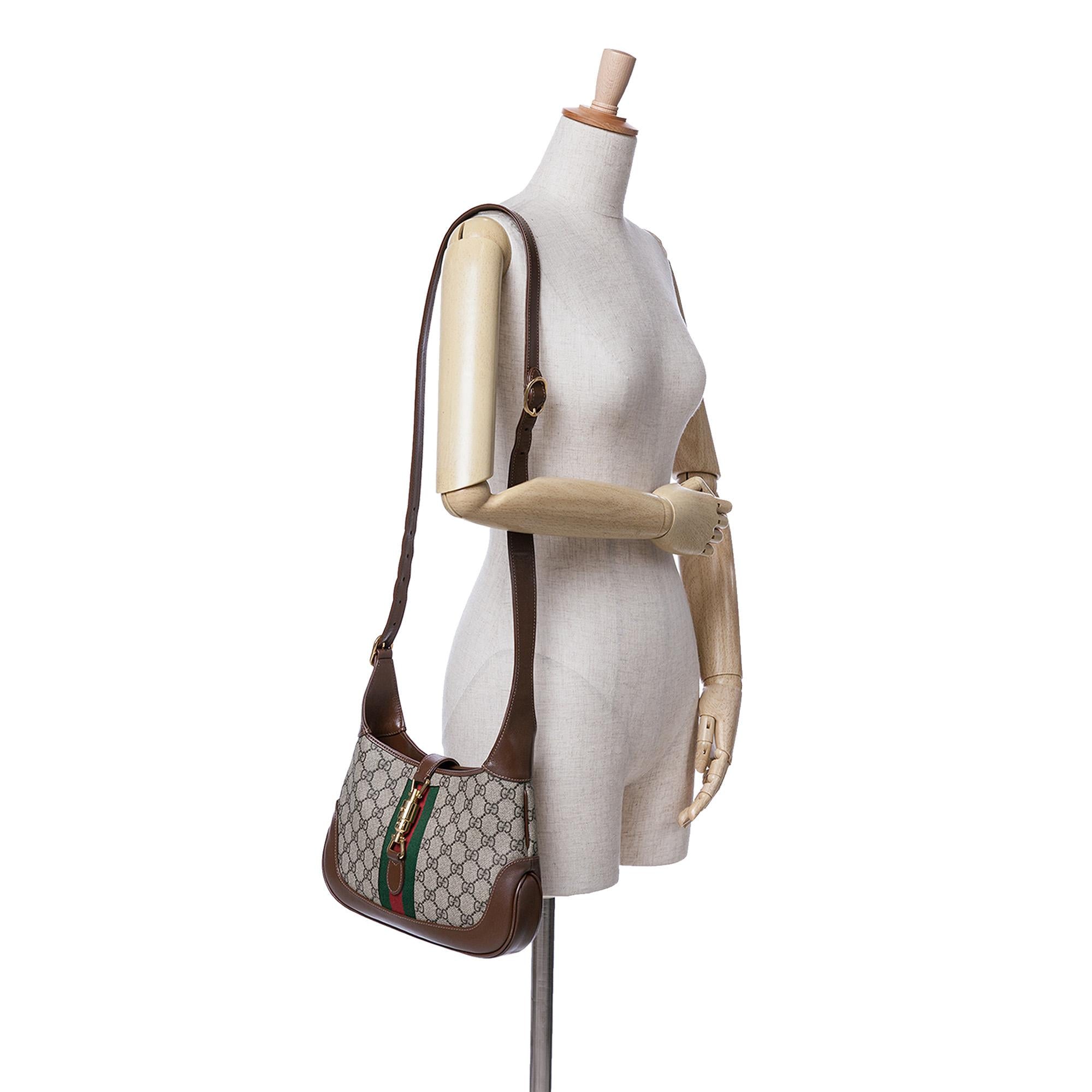 Gucci Small GG Supreme Jackie 1961 Crossbody (SHG-uz0h4h)