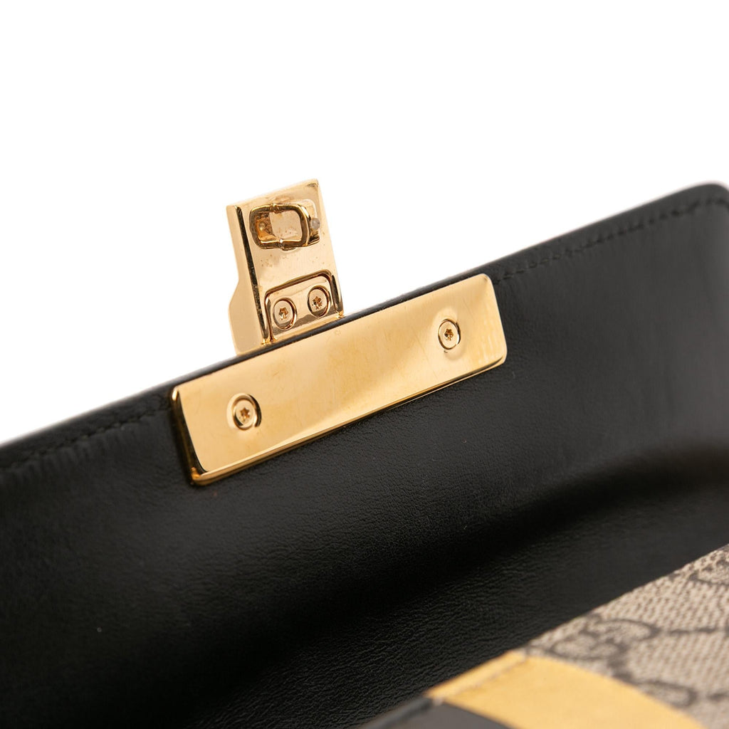 Gucci Small GG Supreme Osiride Padlock Crossbody