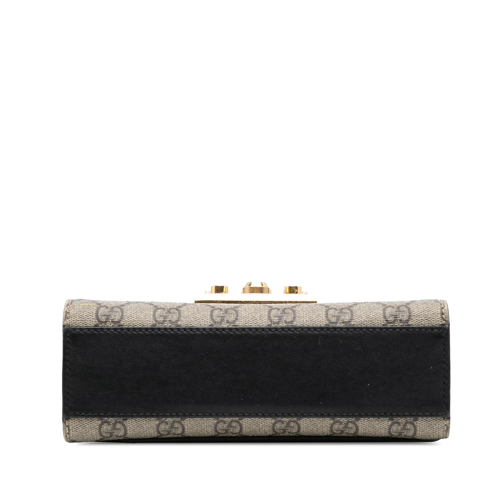Gucci Small GG Supreme Padlock Crossbody