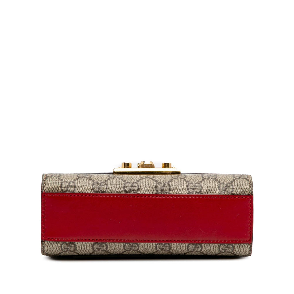 Gucci Small GG Supreme Padlock Crossbody