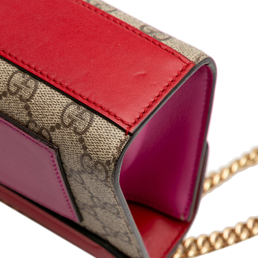 Gucci Small GG Supreme Padlock Crossbody