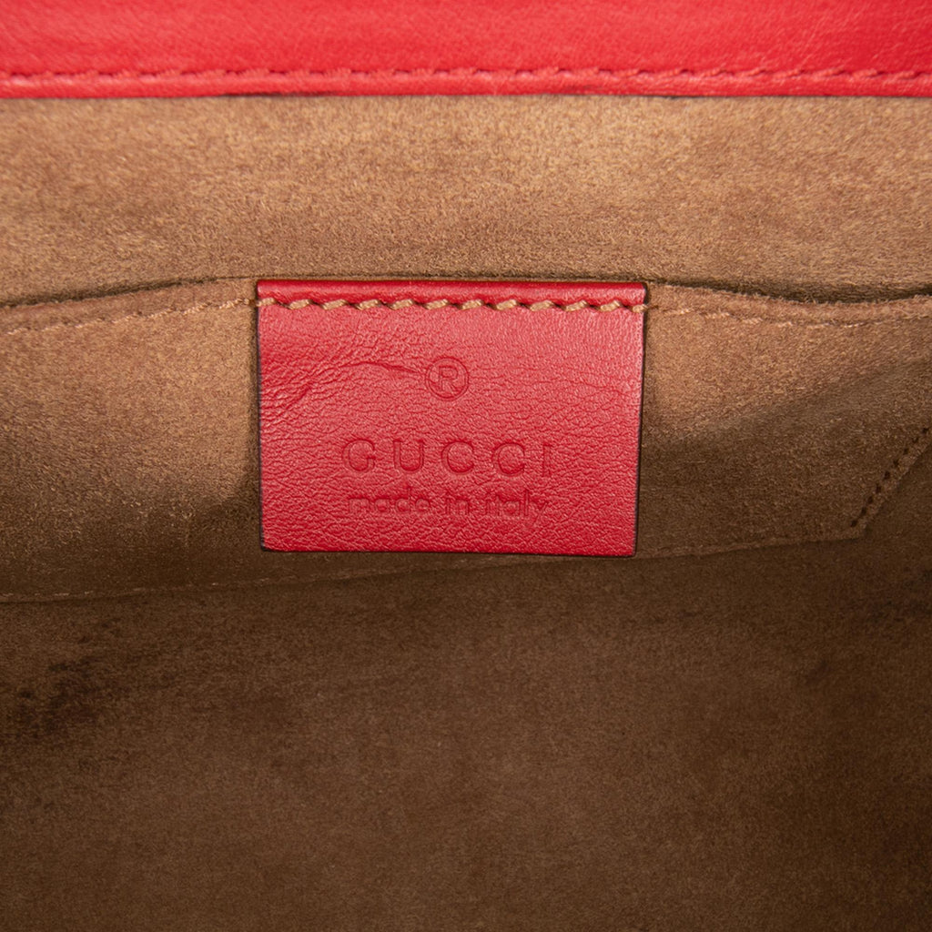 Gucci Small GG Supreme Padlock Crossbody
