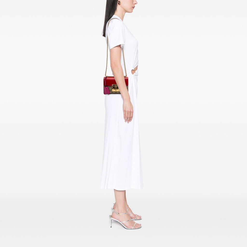 Gucci Small GG Supreme Padlock Crossbody