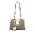 Gucci Small GG Supreme Padlock Tote