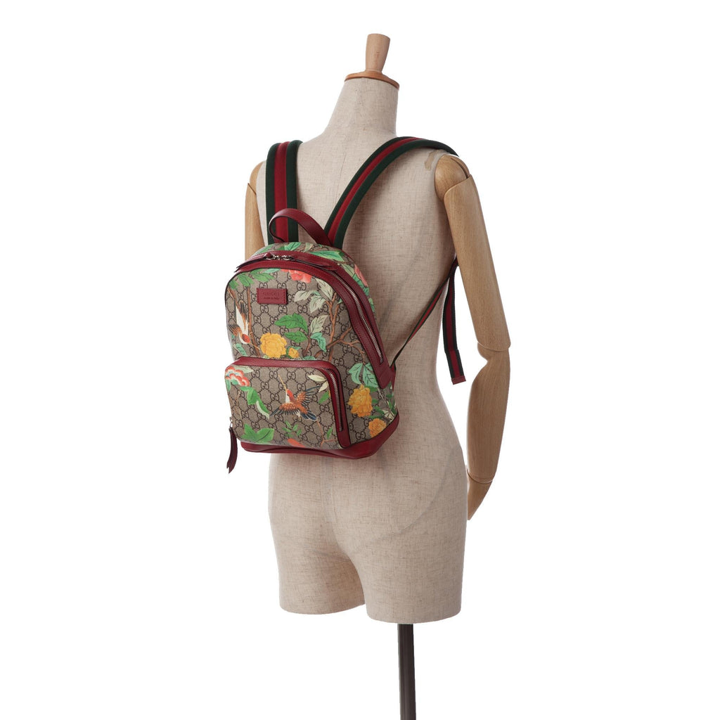 Gucci Small GG Supreme Tian Backpack (SHG-Qo8NCn)