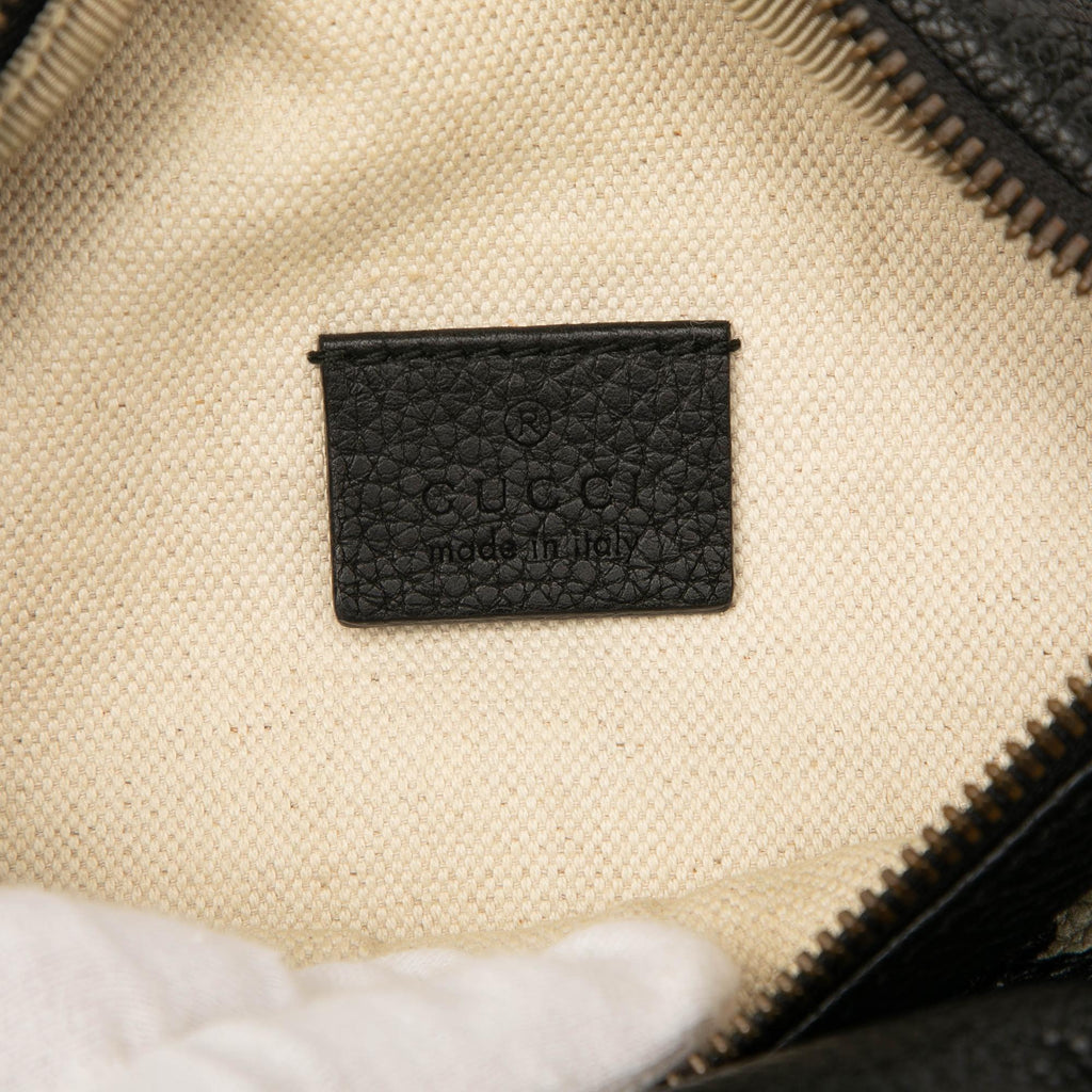 Gucci Small Grained Calfskin Logo Belt Bag