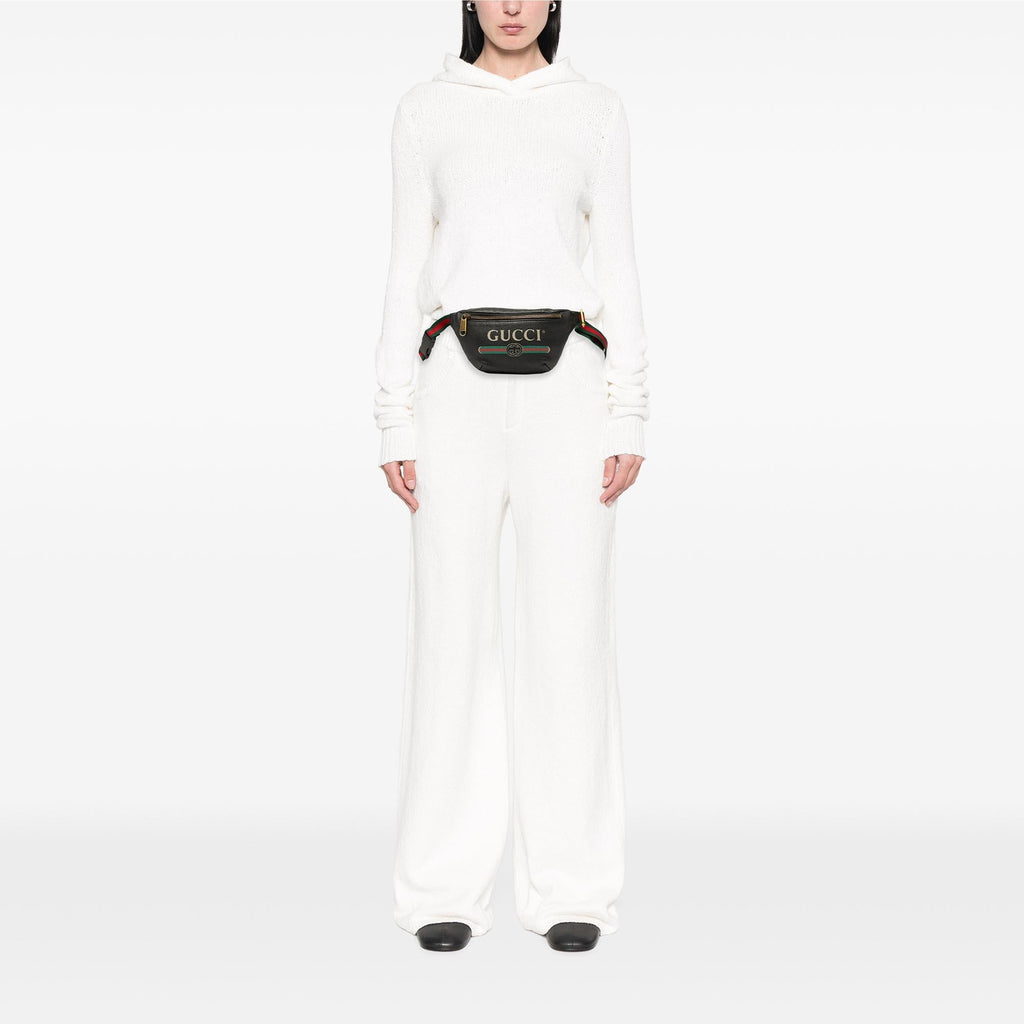 Gucci Small Grained Calfskin Logo Belt Bag