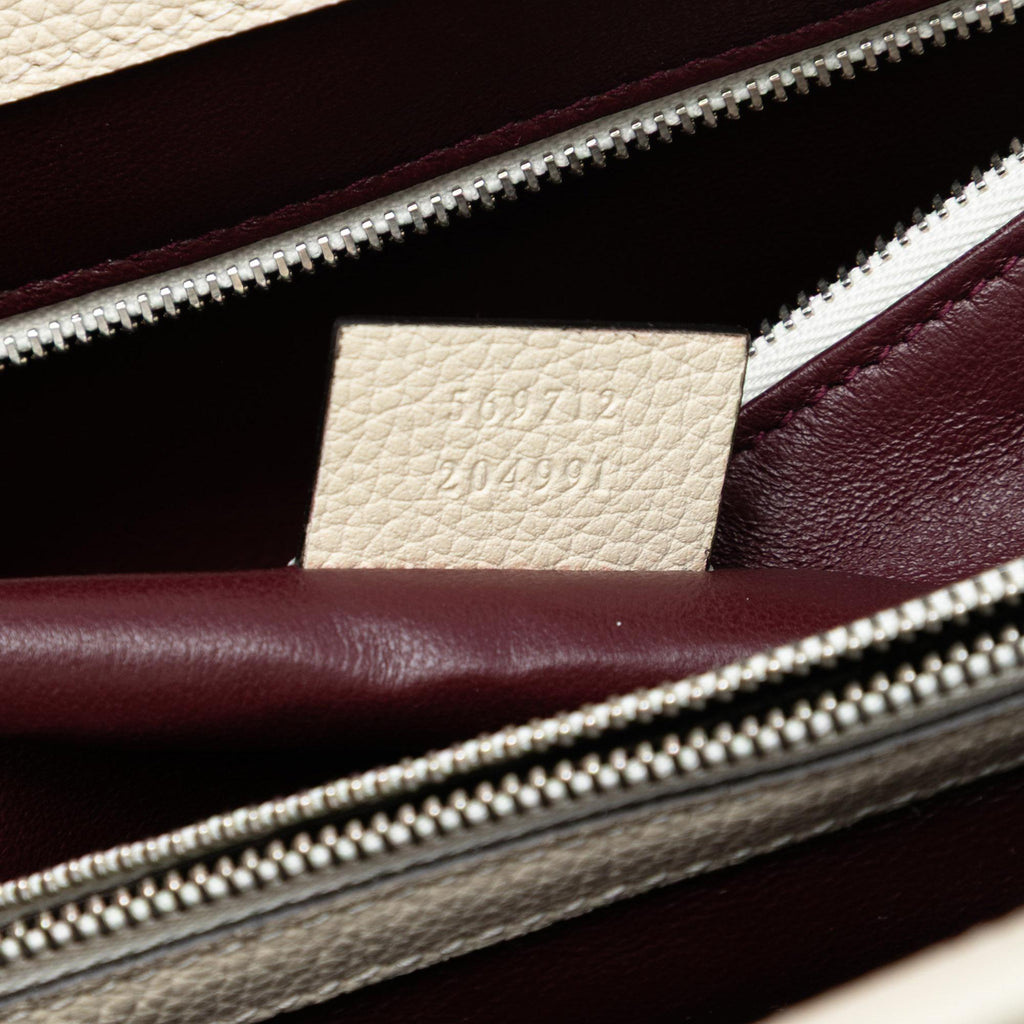 Gucci Small Grained Calfskin Zumi Top Handle Bag