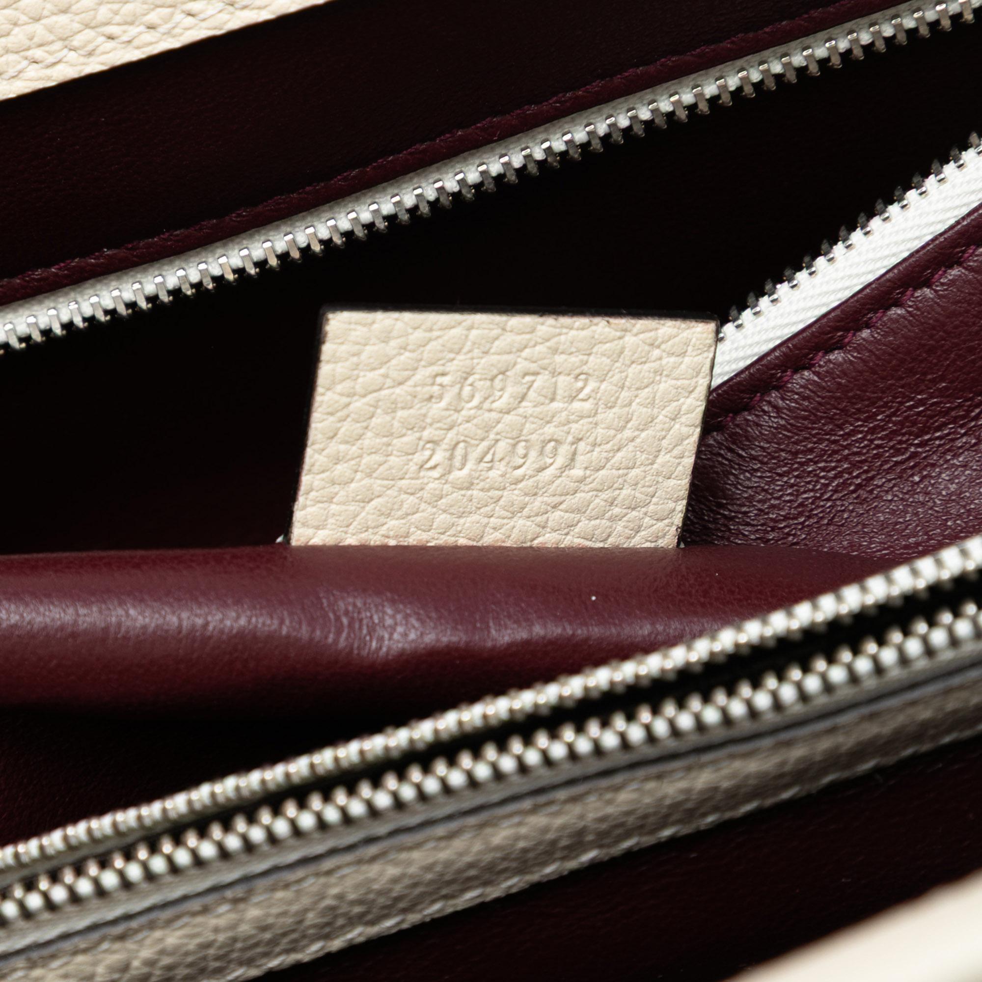 Gucci Small Grained Calfskin Zumi Top Handle Bag