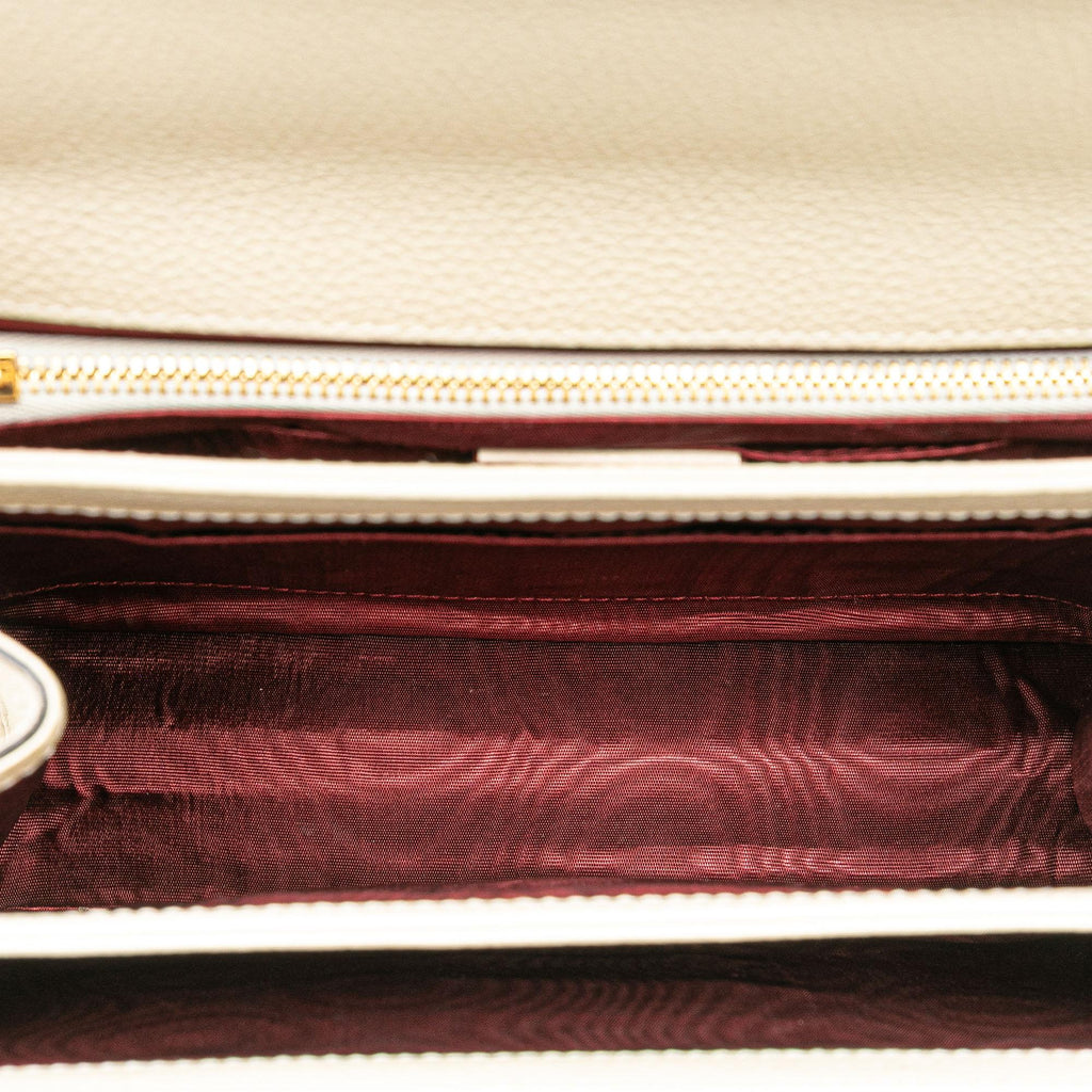 Gucci Small Grainy Calfskin Zumi Flap Crossbody