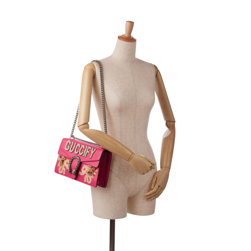 Gucci Small Guccify Dionysus Shoulder Bag (SHG-SfFlNY)