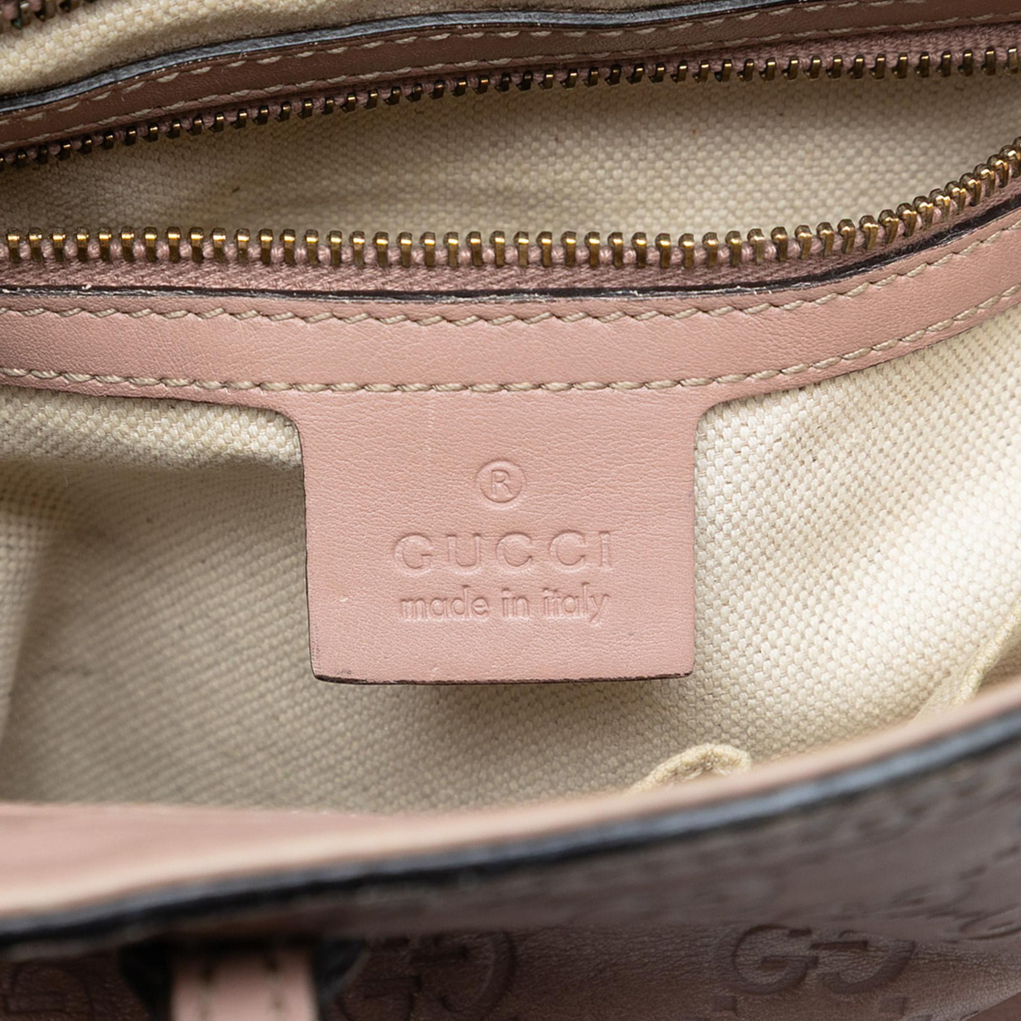 Gucci Small Guccissima Bree Satchel