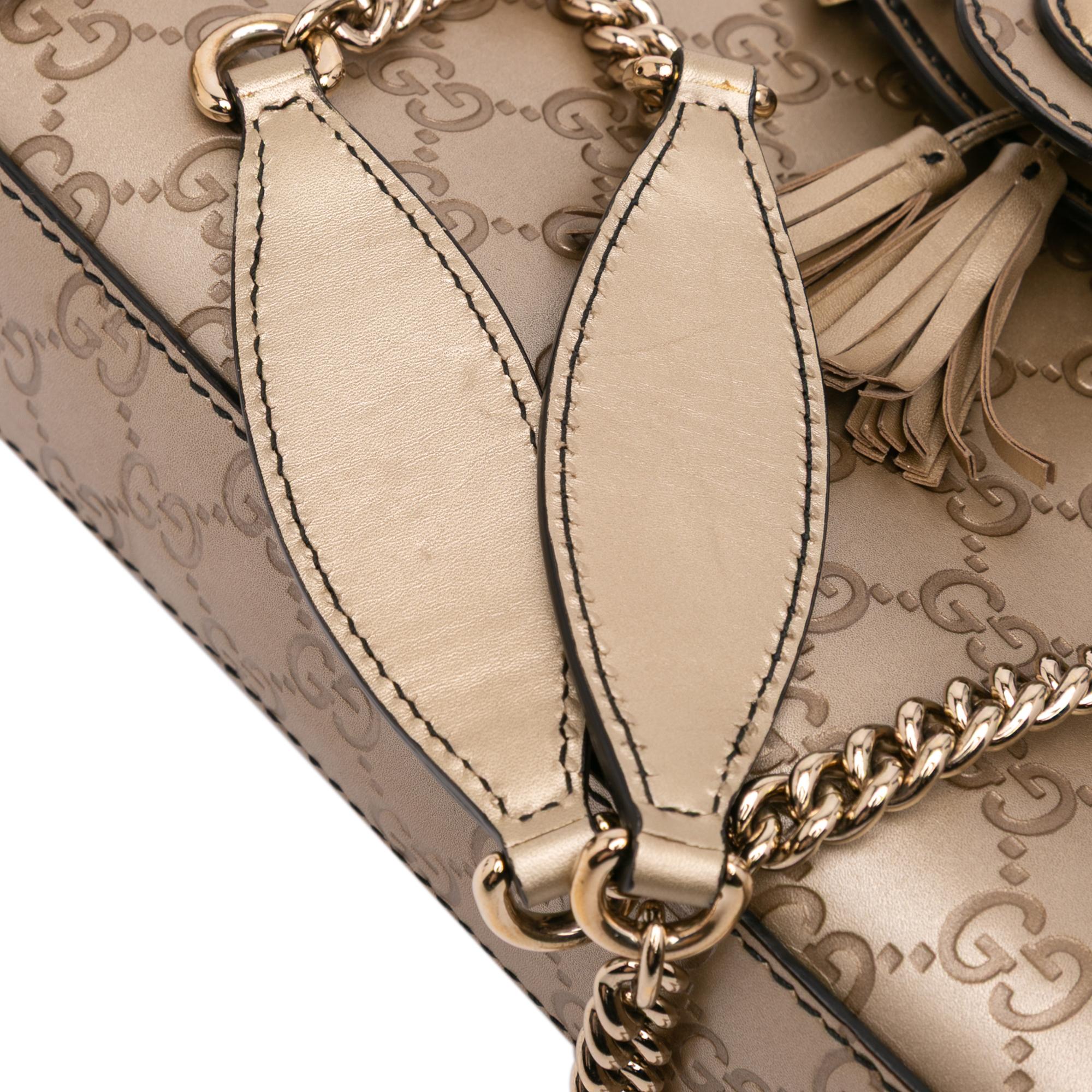Gucci Small Guccissima Emily Shoulder Bag