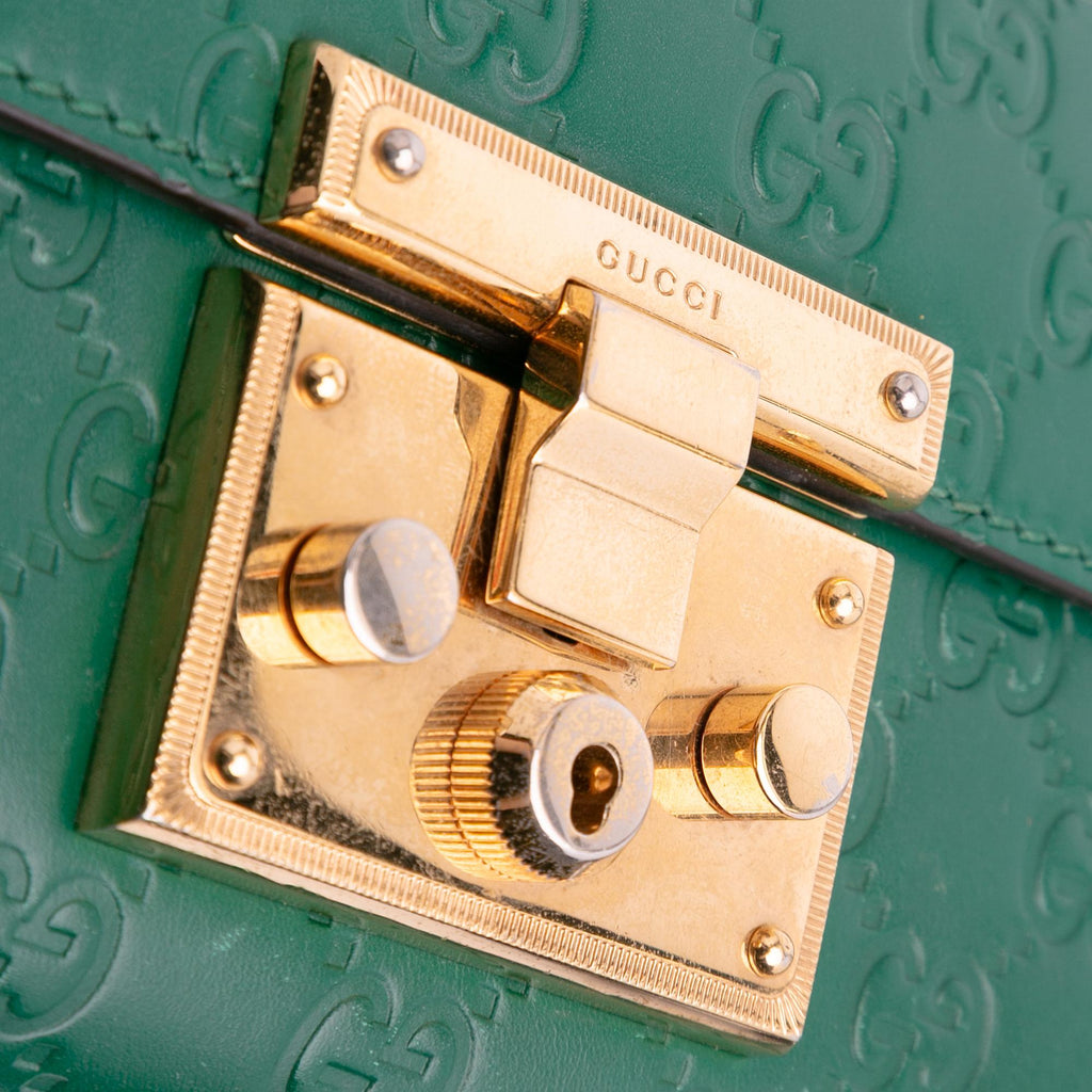 Gucci Small Guccissima Padlock Crossbody