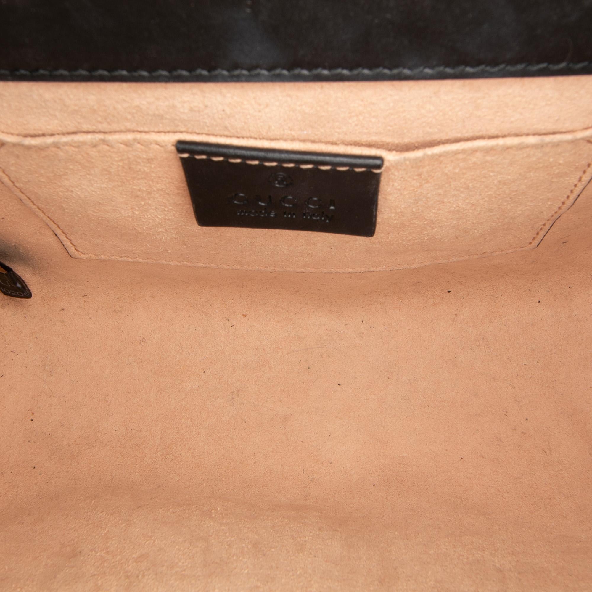 Gucci Small Guccissima Padlock Crossbody