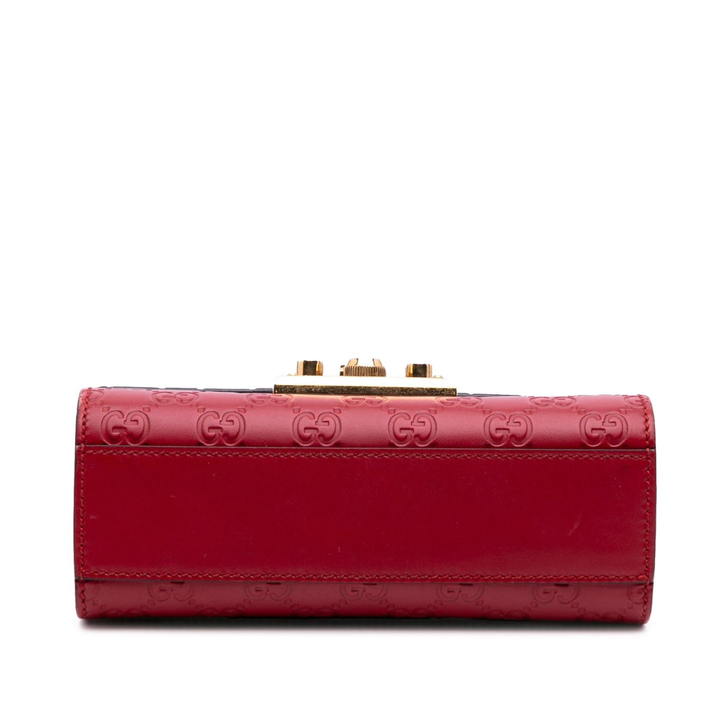 Gucci Small Guccissima Padlock Crossbody