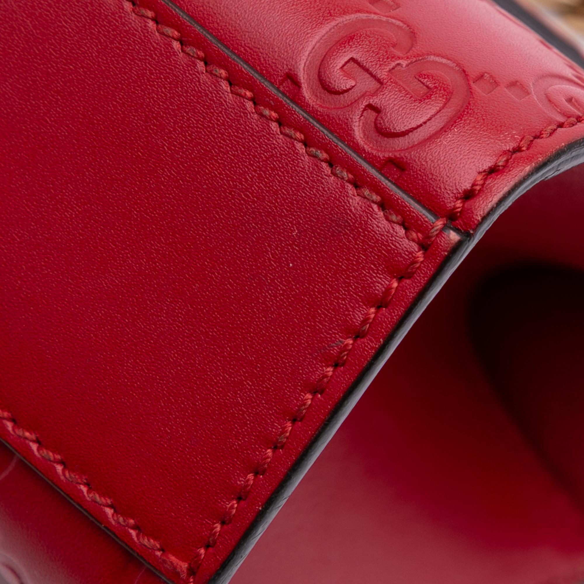 Gucci Small Guccissima Padlock Crossbody