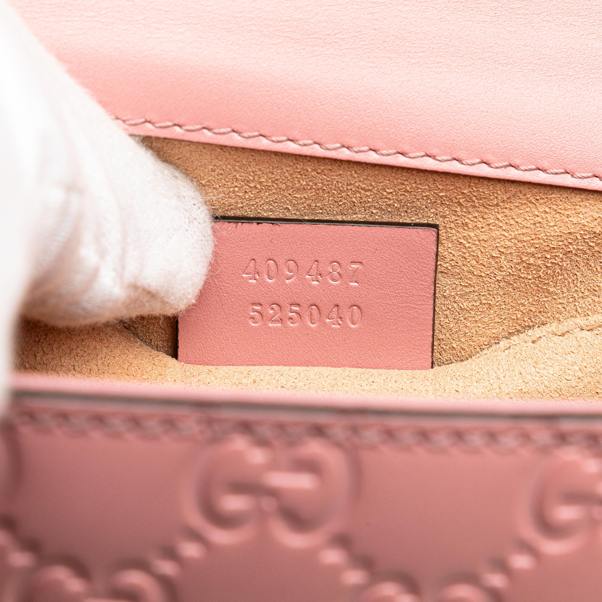 Gucci Small Guccissima Padlock Crossbody