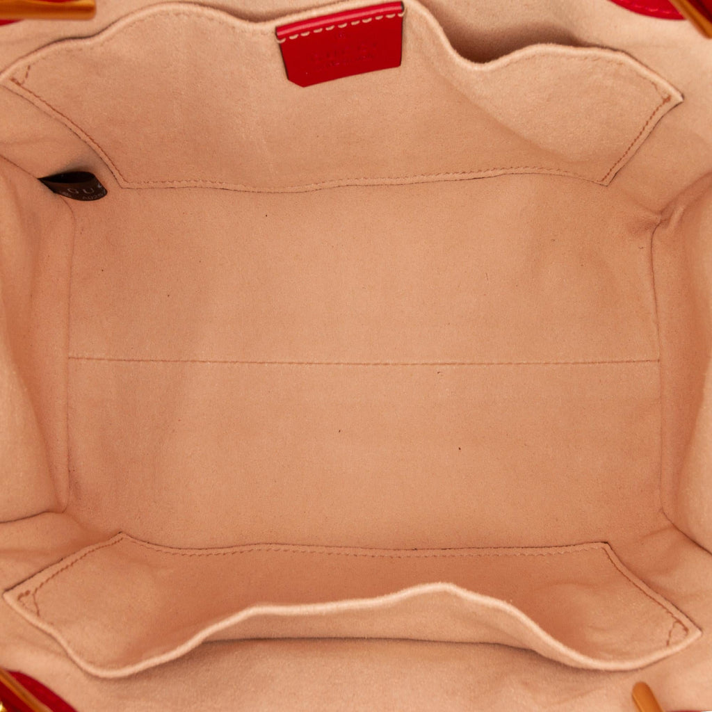 Gucci Small Guccissima Padlock Tote