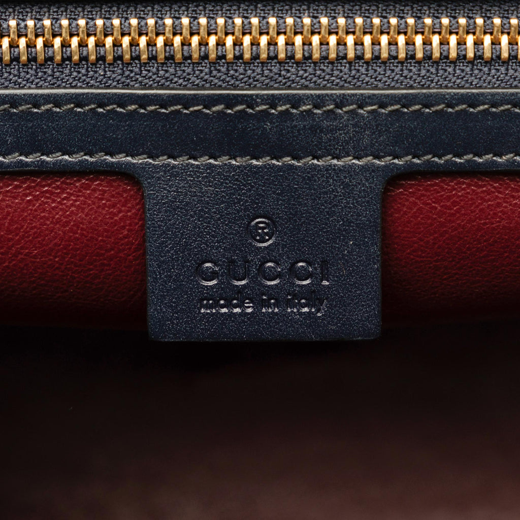 Gucci Small Horsebit 1955 Canvas Top Handle (SHG-7XpLq2)
