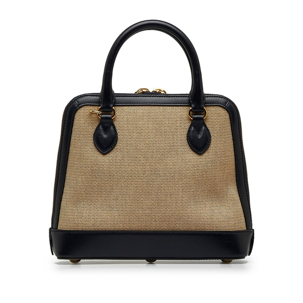 Gucci Small Horsebit 1955 Canvas Top Handle (SHG-hasten)
