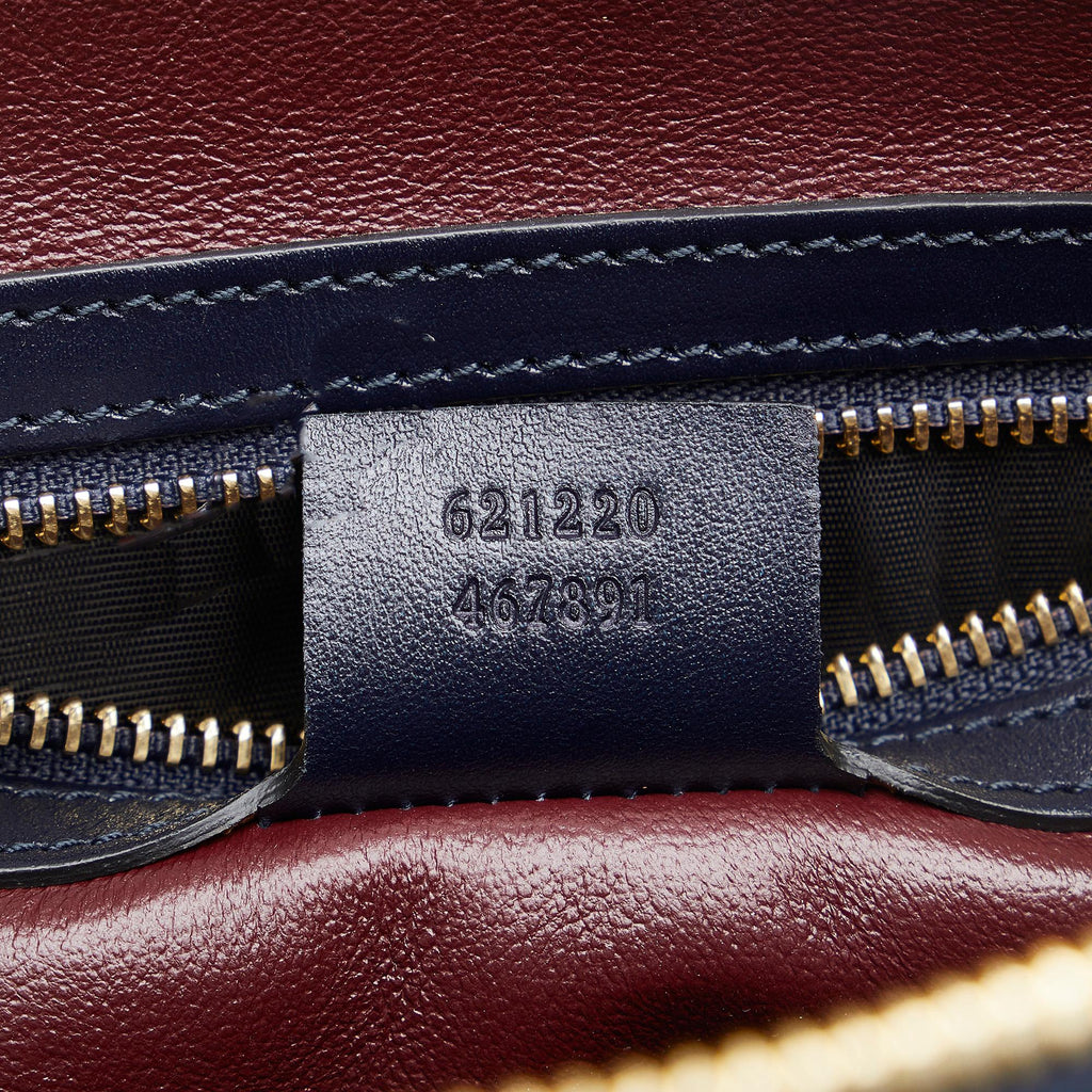Gucci Small Horsebit 1955 Canvas Top Handle (SHG-hasten)