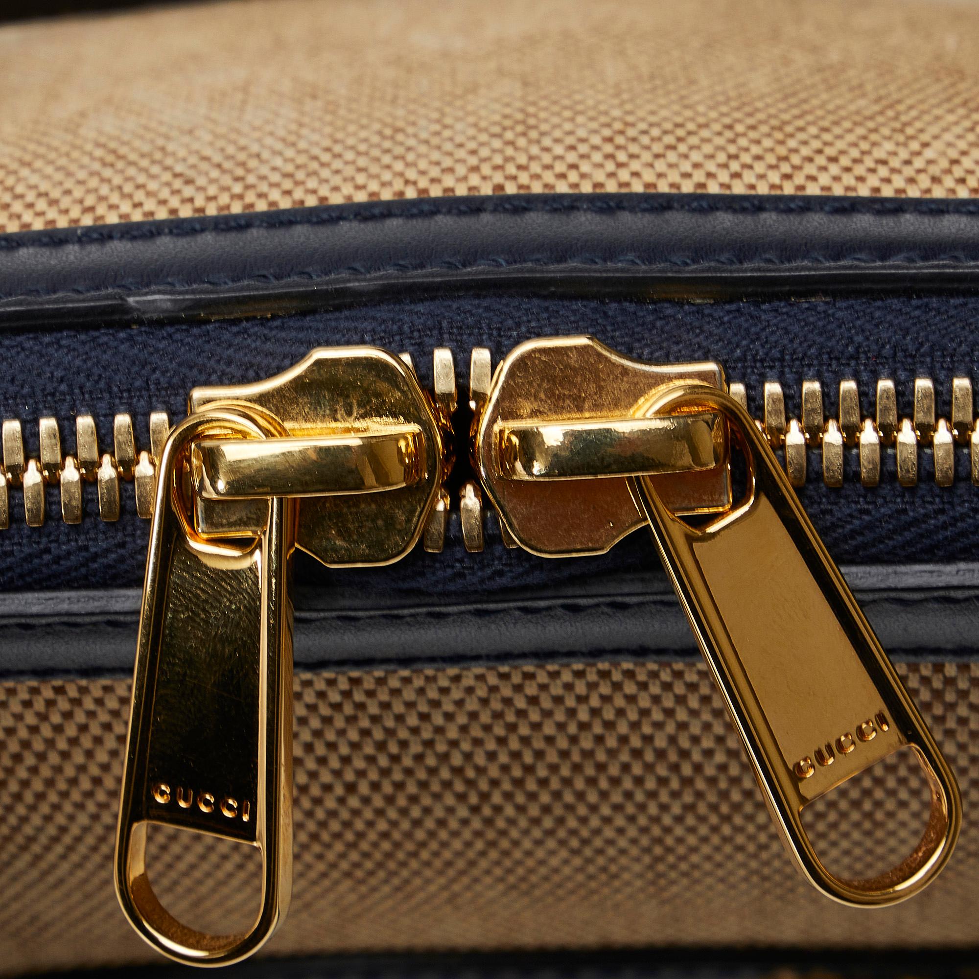 Gucci Small Horsebit 1955 Canvas Top Handle