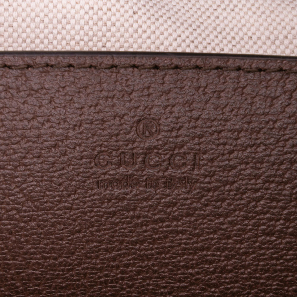 Gucci Small Jumbo GG Canvas Bamboo Diana Satchel