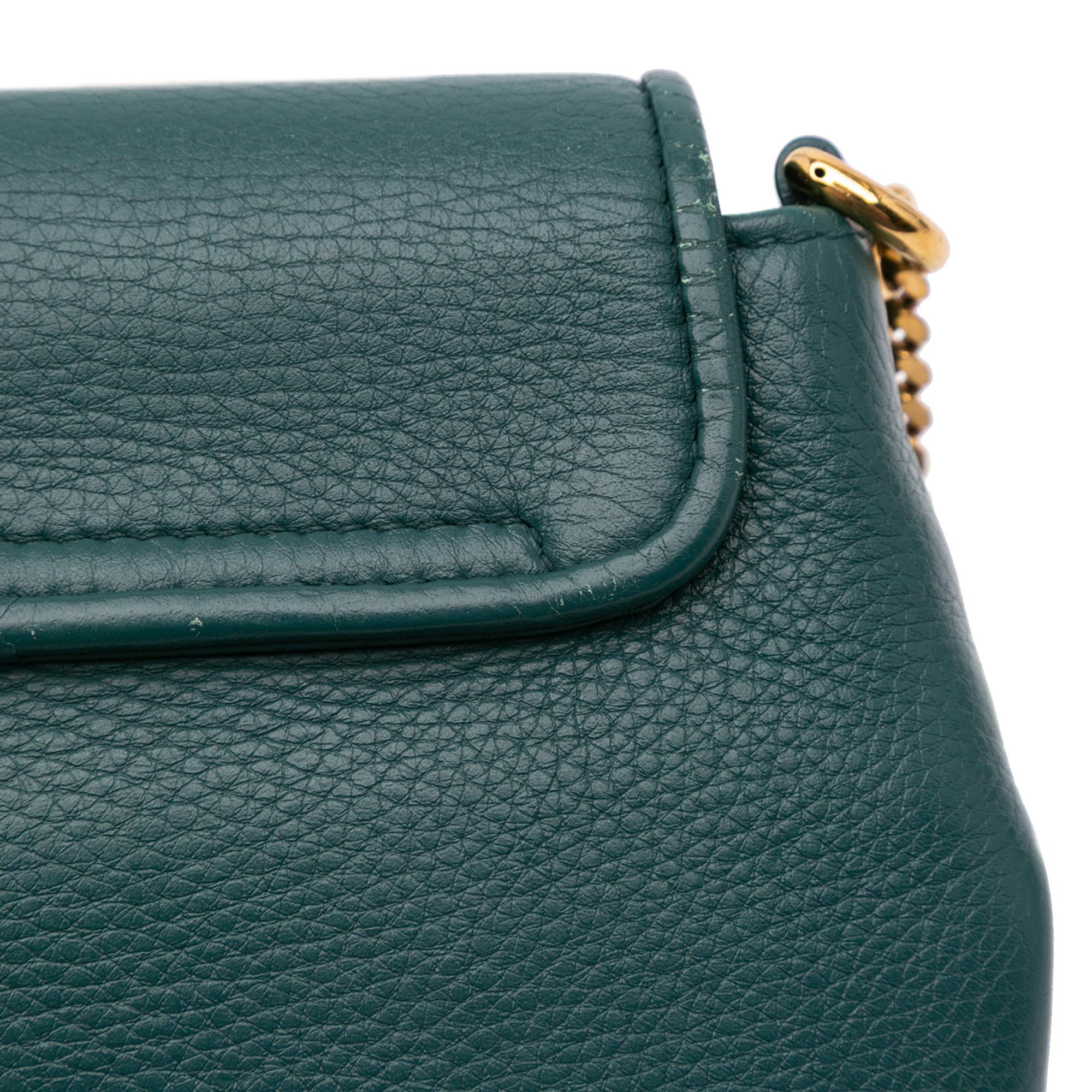 Gucci Small Leather 1973 Chain Crossbody