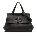 Gucci Small Leather Bamboo Daily Satchel
