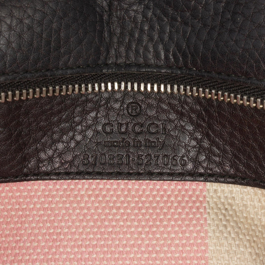 Gucci Small Leather Bamboo Daily Satchel