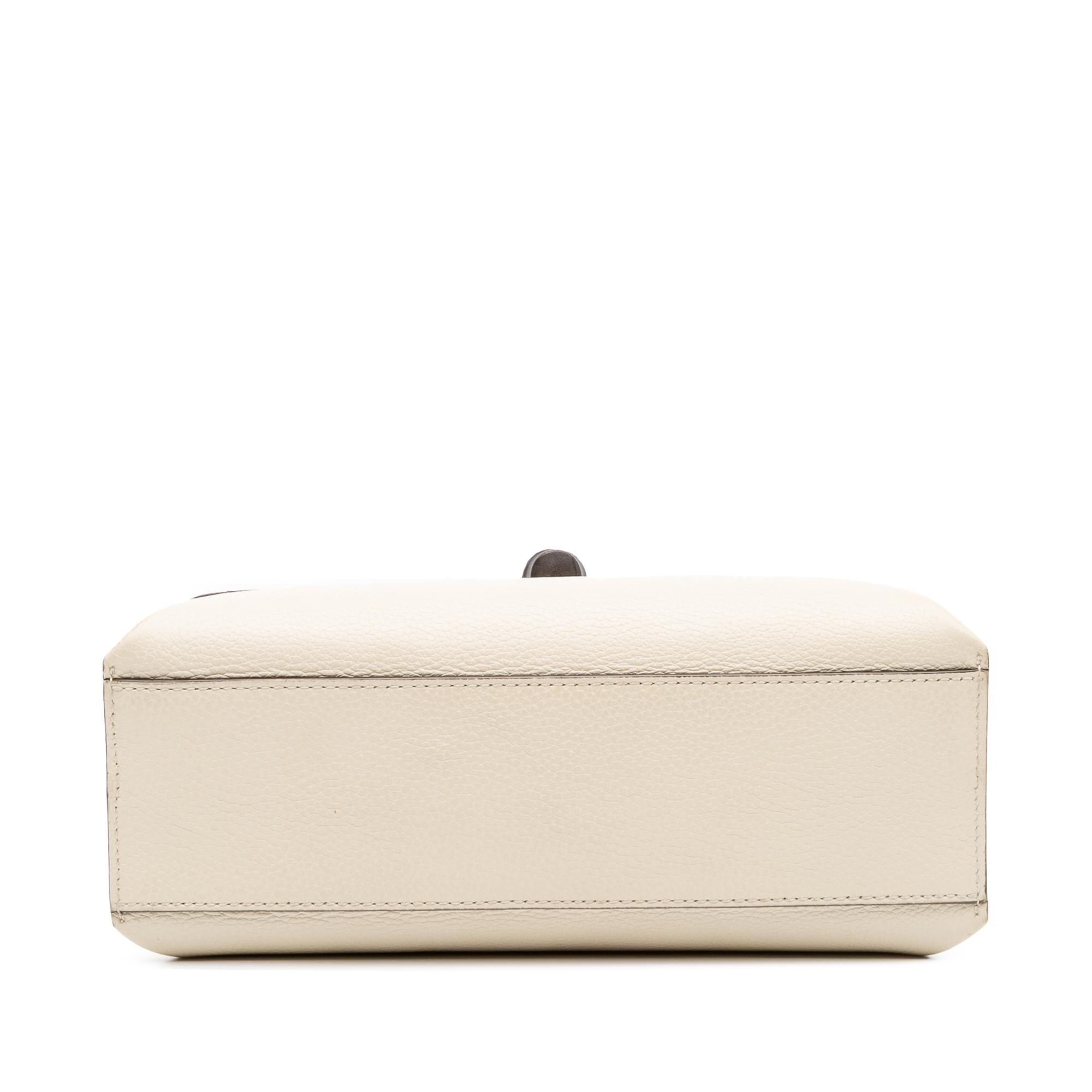 Gucci Small Leather Bamboo Daily Satchel
